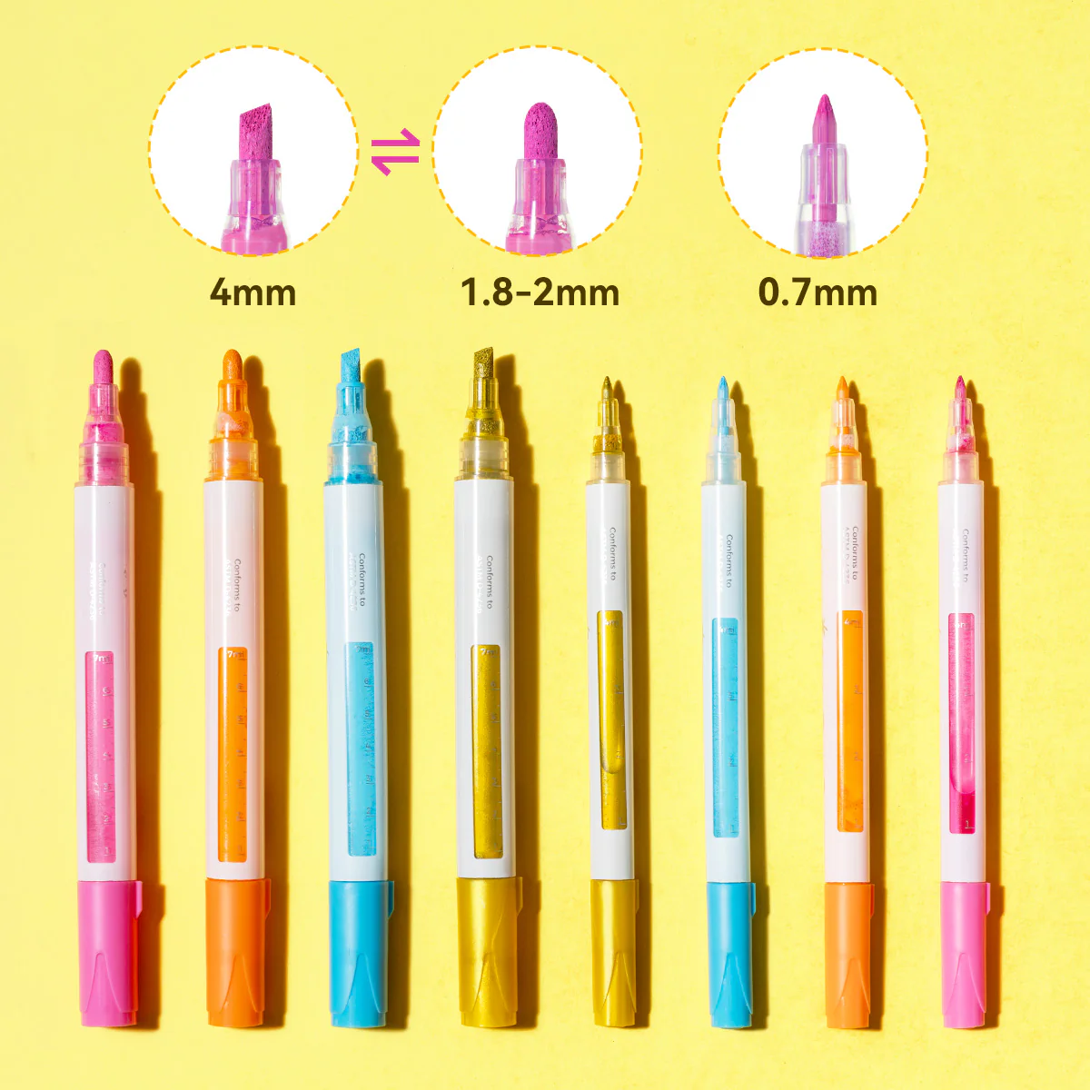 Ohuhu Acrylic Markers 24 Colors 48 Pack - Image 9