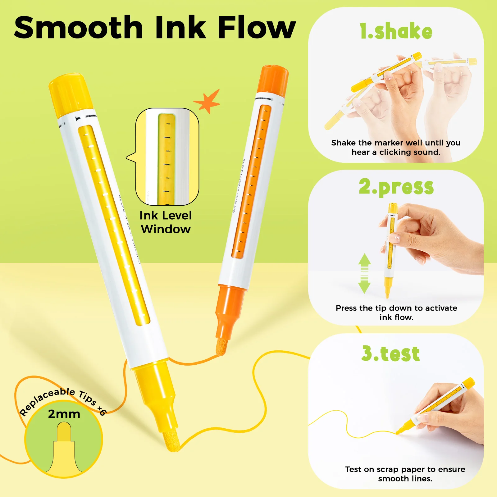 Ohuhu Acrylic Paint Markers Refillable 36 Colors – Hanauma - Image 9
