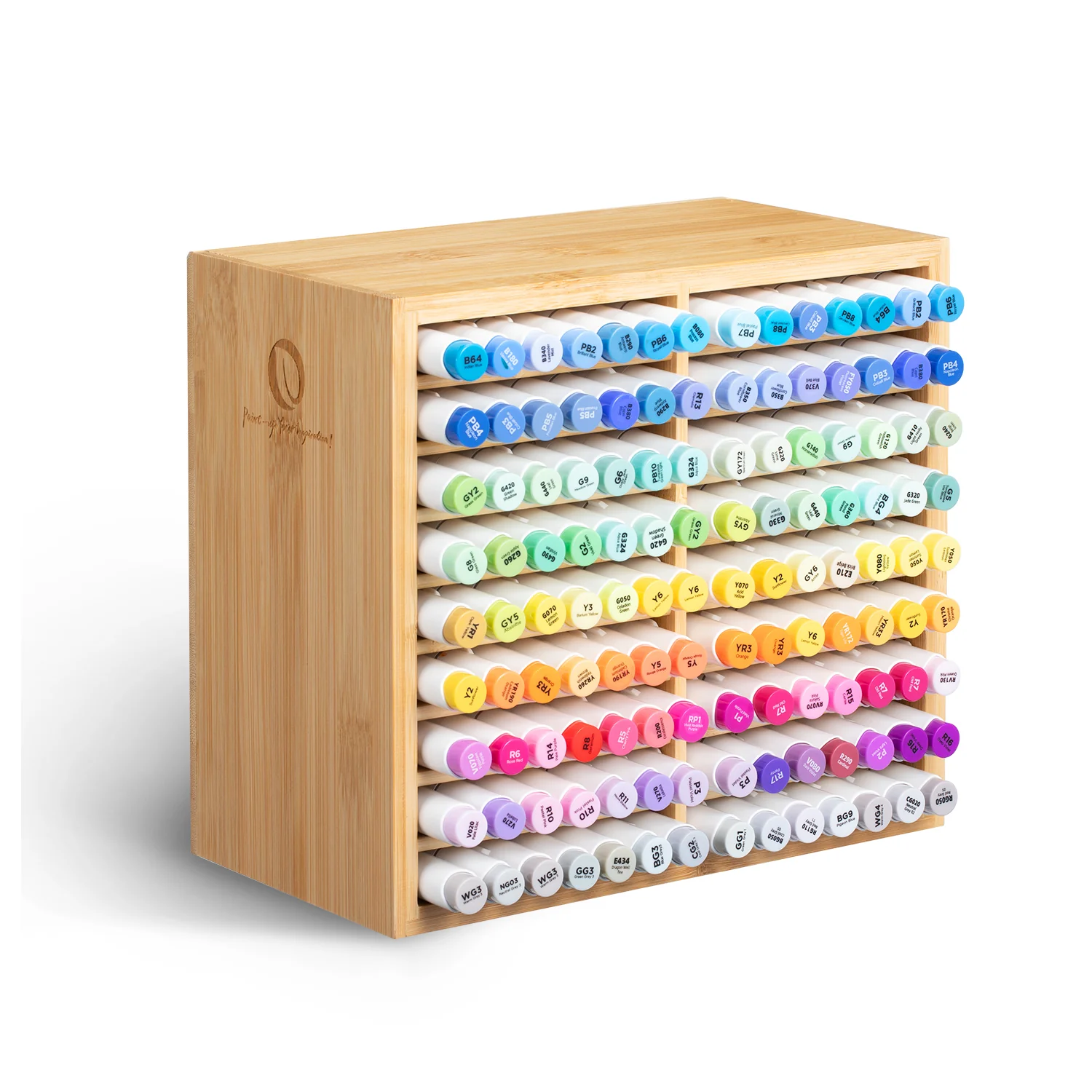 Ohuhu Bamboo Marker Organizer - Image 3
