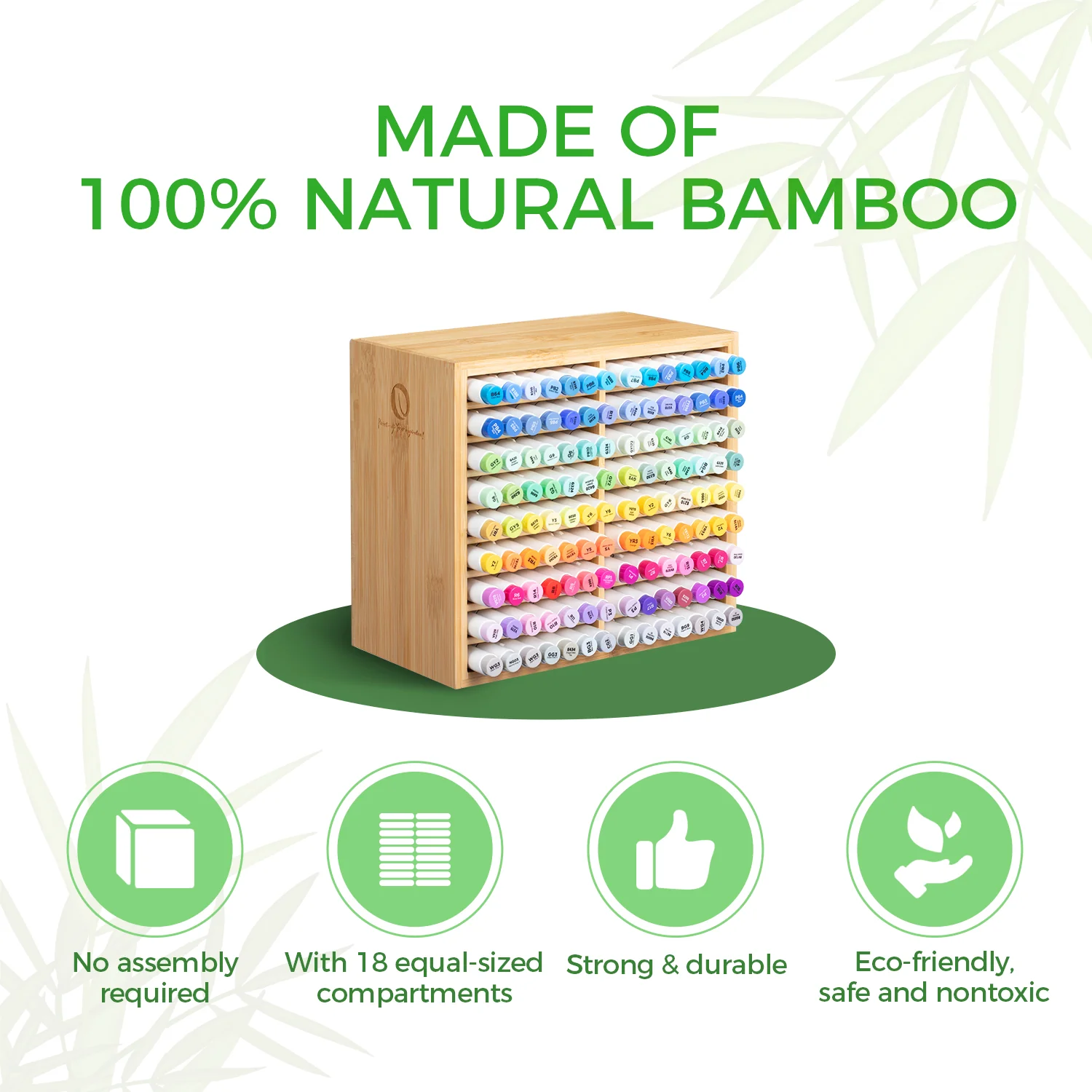 Ohuhu Bamboo Marker Organizer - Image 5