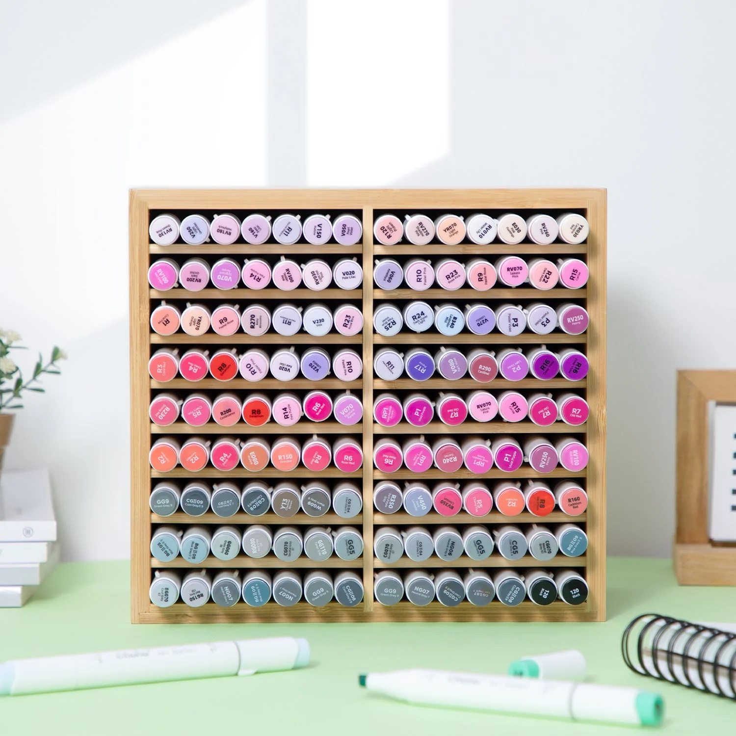 Ohuhu Bamboo Marker Organizer (Australia Domestic Shipping) - Image 2