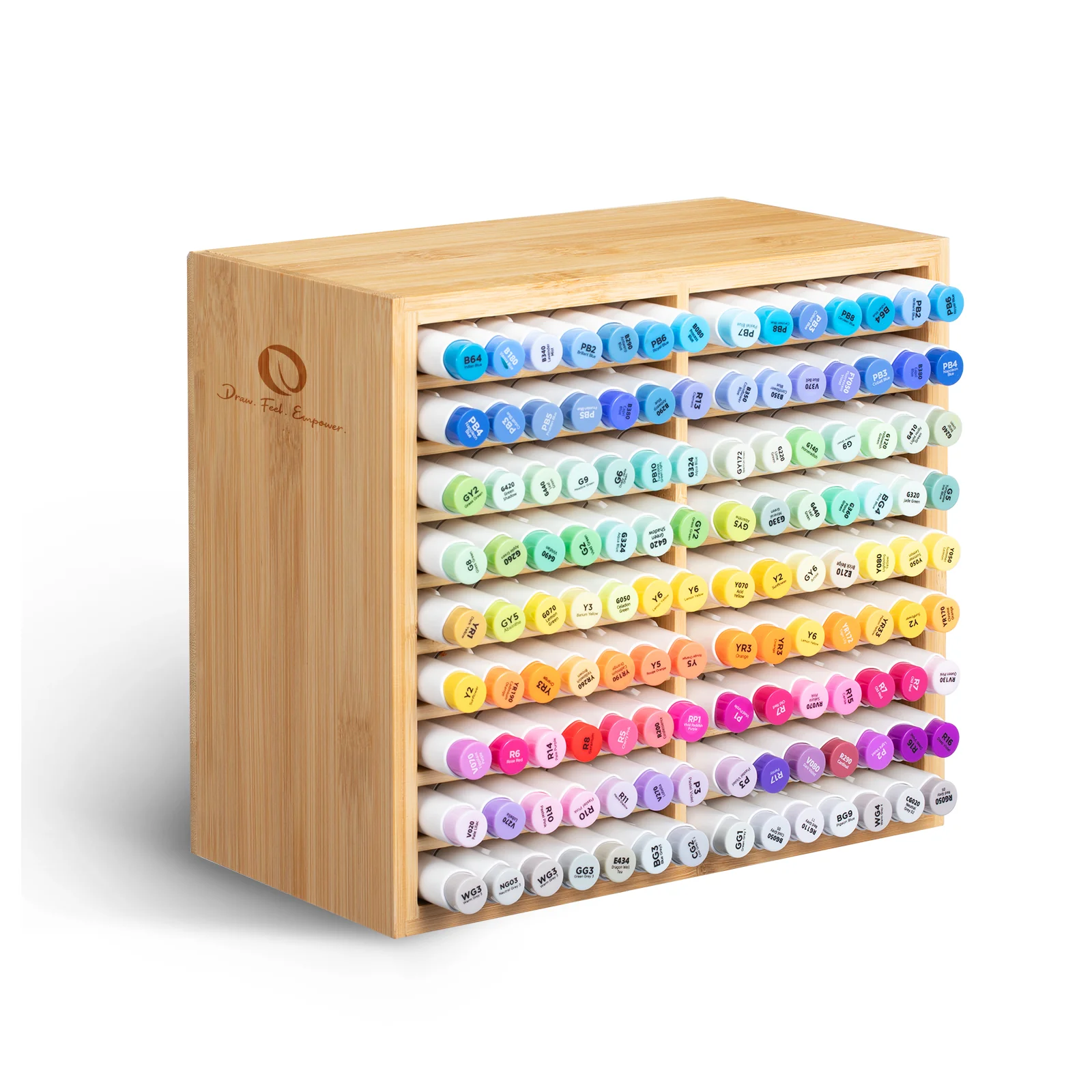 Ohuhu Bamboo Marker Organizer - Image 32