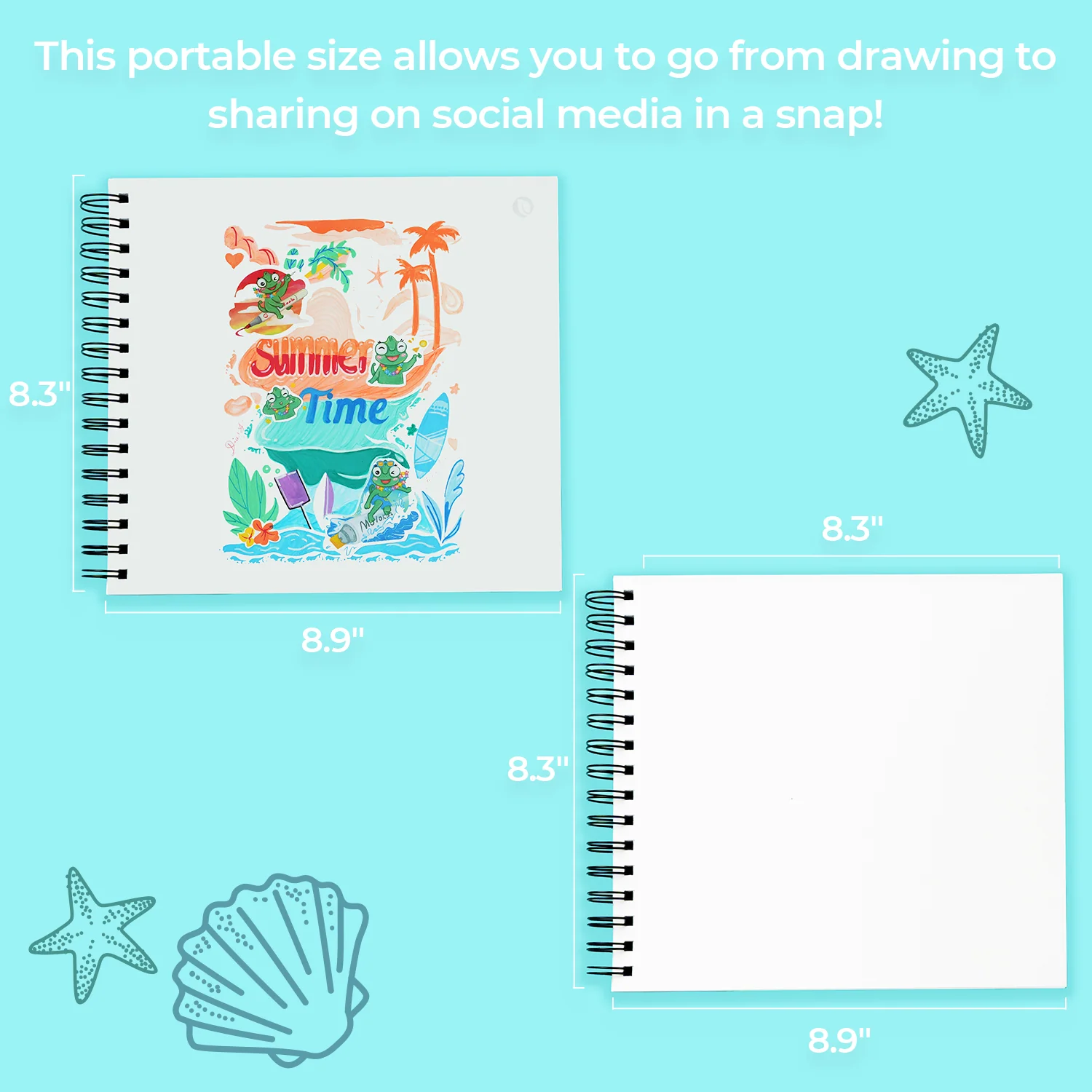 Ohuhu Bleedproof Double-Sided Marker Pad, Spiral-Bound - Image 26