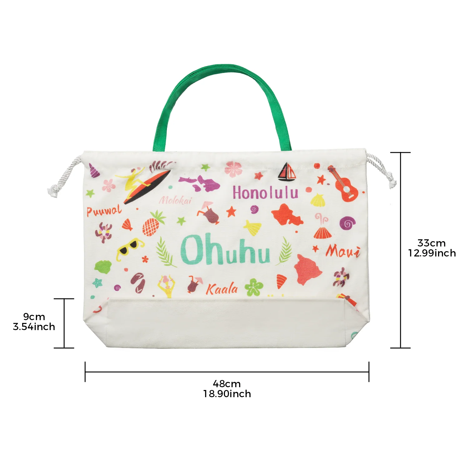 Ohuhu Canvas Gift Bag for Multi-purpose, Available in Two Sizes - Image 3