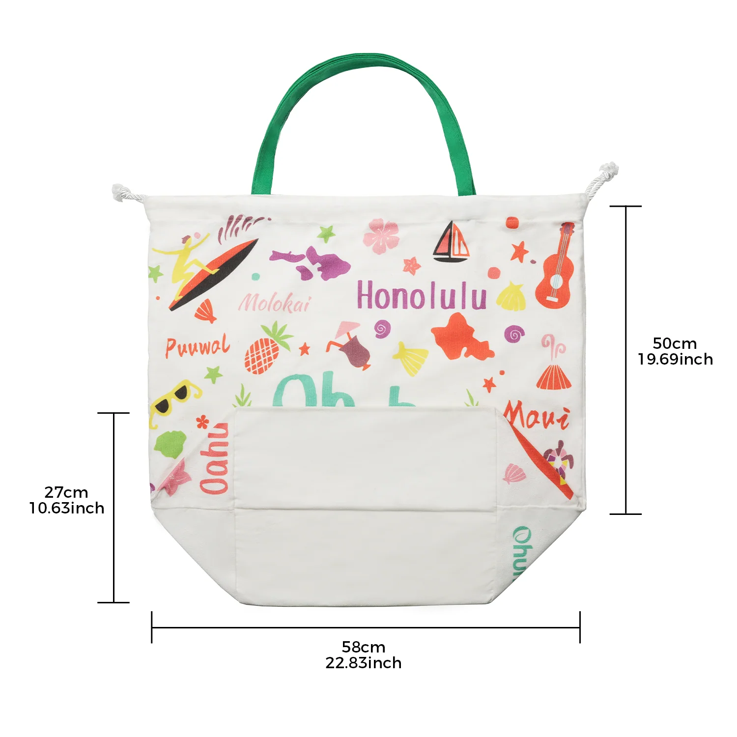 Ohuhu Canvas Gift Bag for Multi-purpose, Available in Two Sizes (Ships from Asia Warehouse) - Image 2