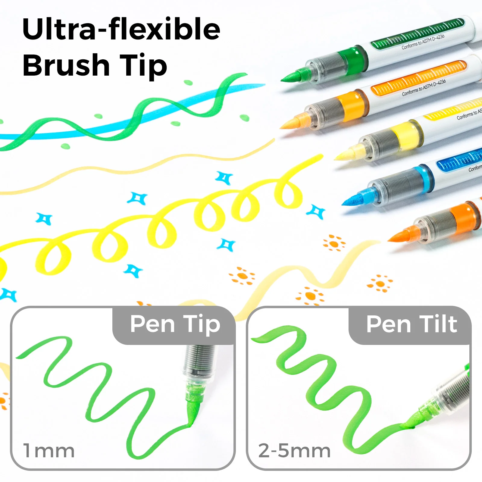 Ohuhu Direct-ink Acrylic Markers 24 Colors - Nahuku - Image 4