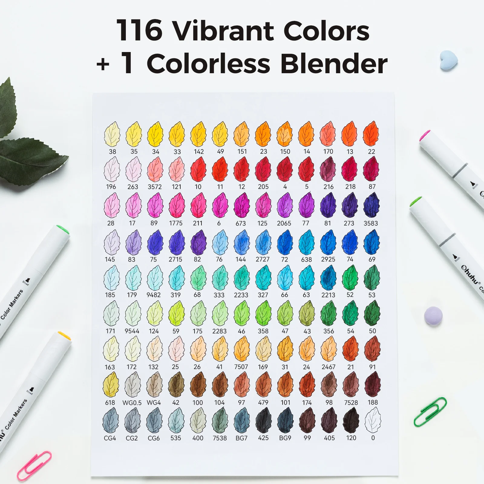Ohuhu Dual Tips Water-Based Art Markers - Image 12