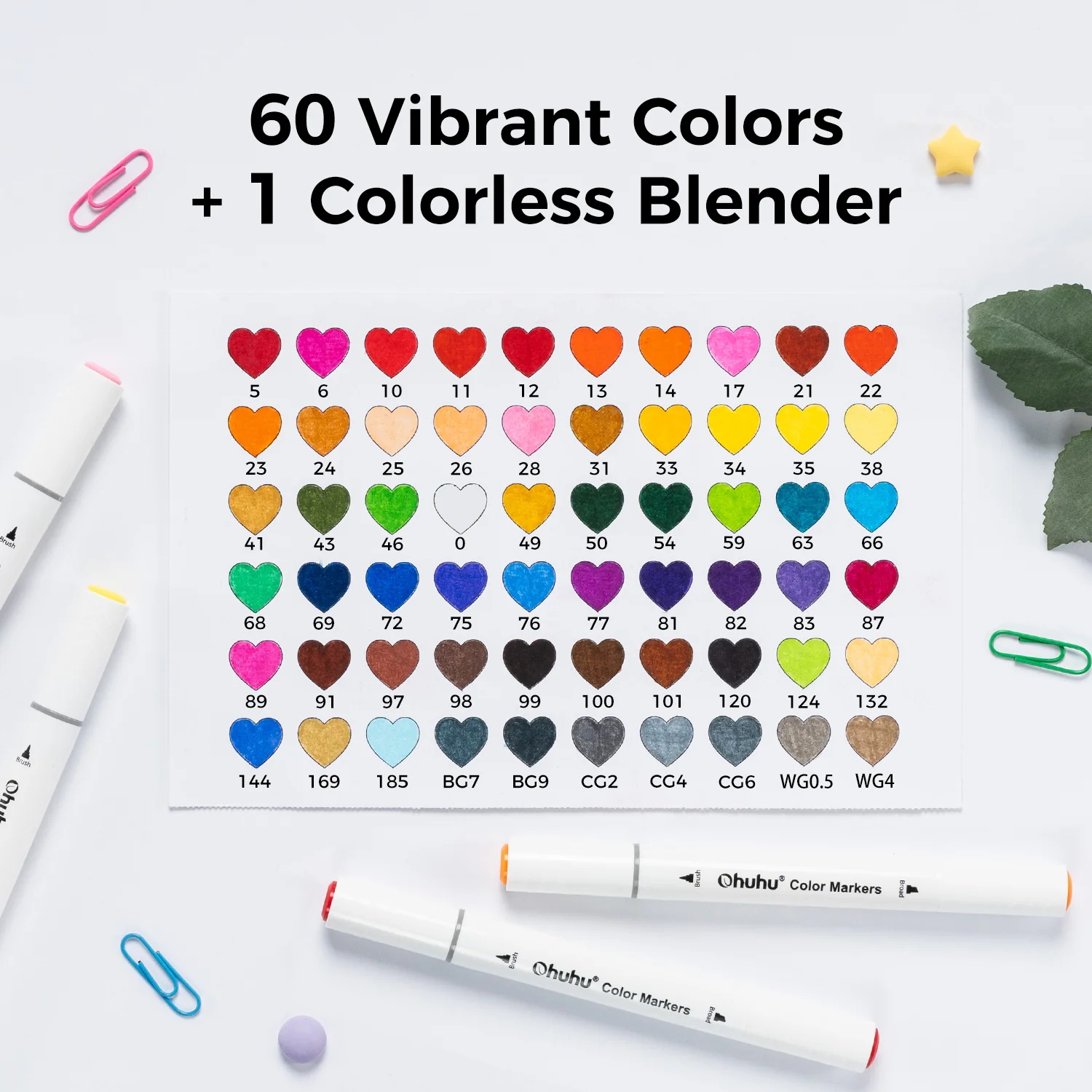 Ohuhu Dual Tips Water-Based Art Markers - Image 18