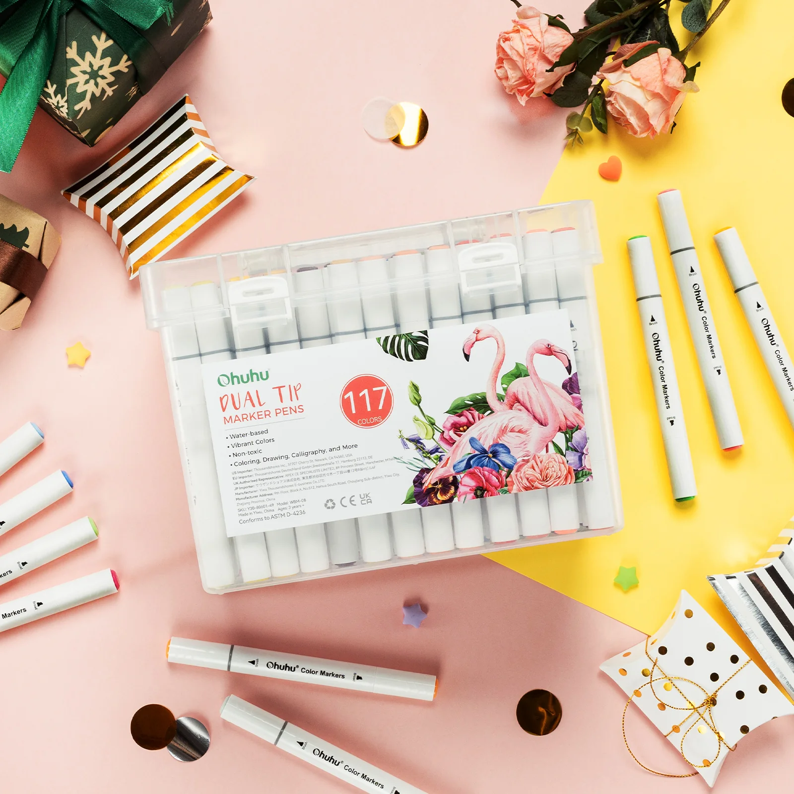 Ohuhu Dual Tips Water-Based Art Markers - Image 9