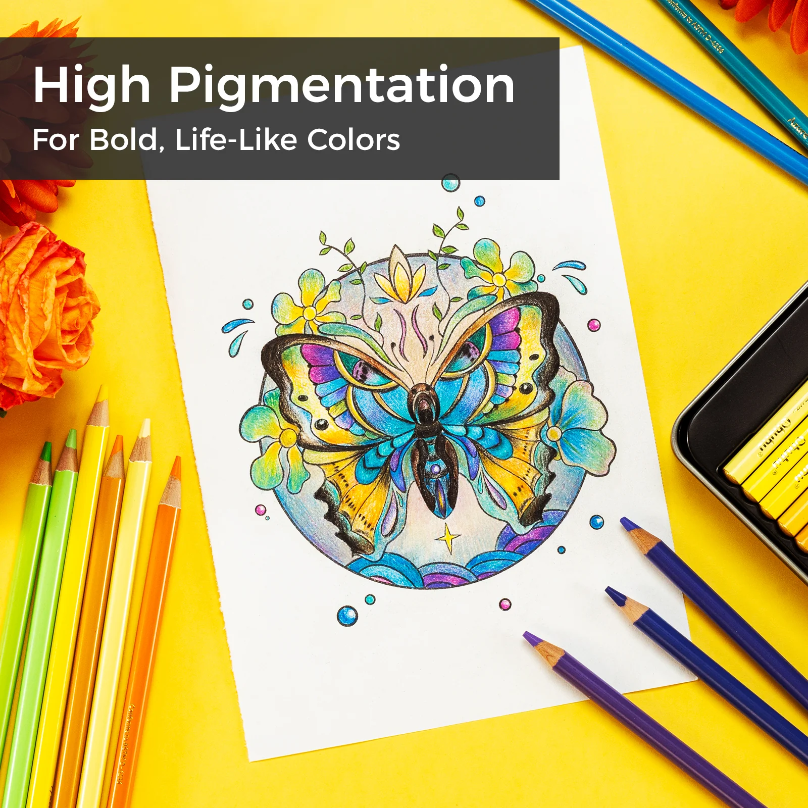 Ohuhu Halawa Series 72 Colors Oil-based Colored Pencils - Image 8