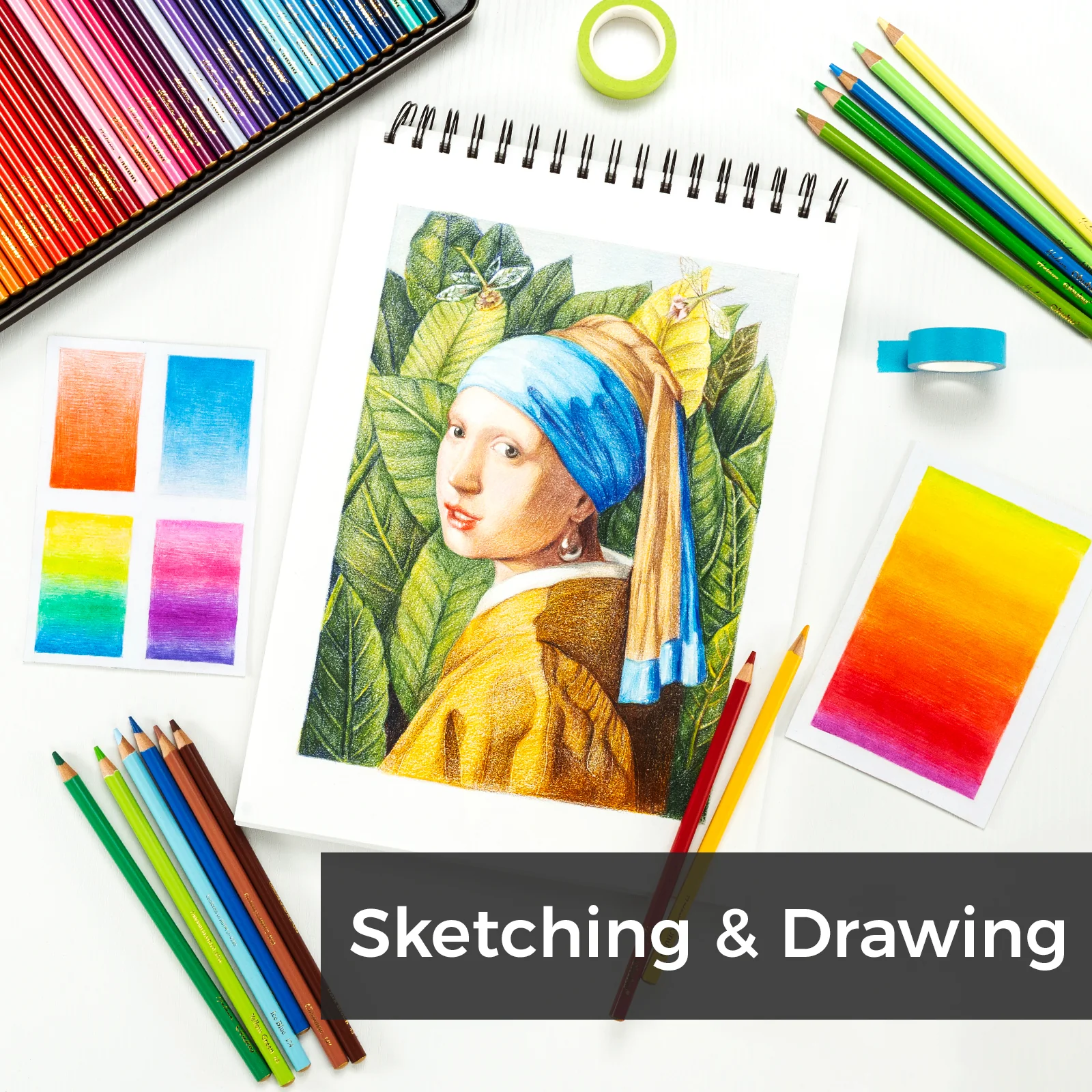 Ohuhu Halawa Series 72 Colors Oil-based Colored Pencils - Image 9