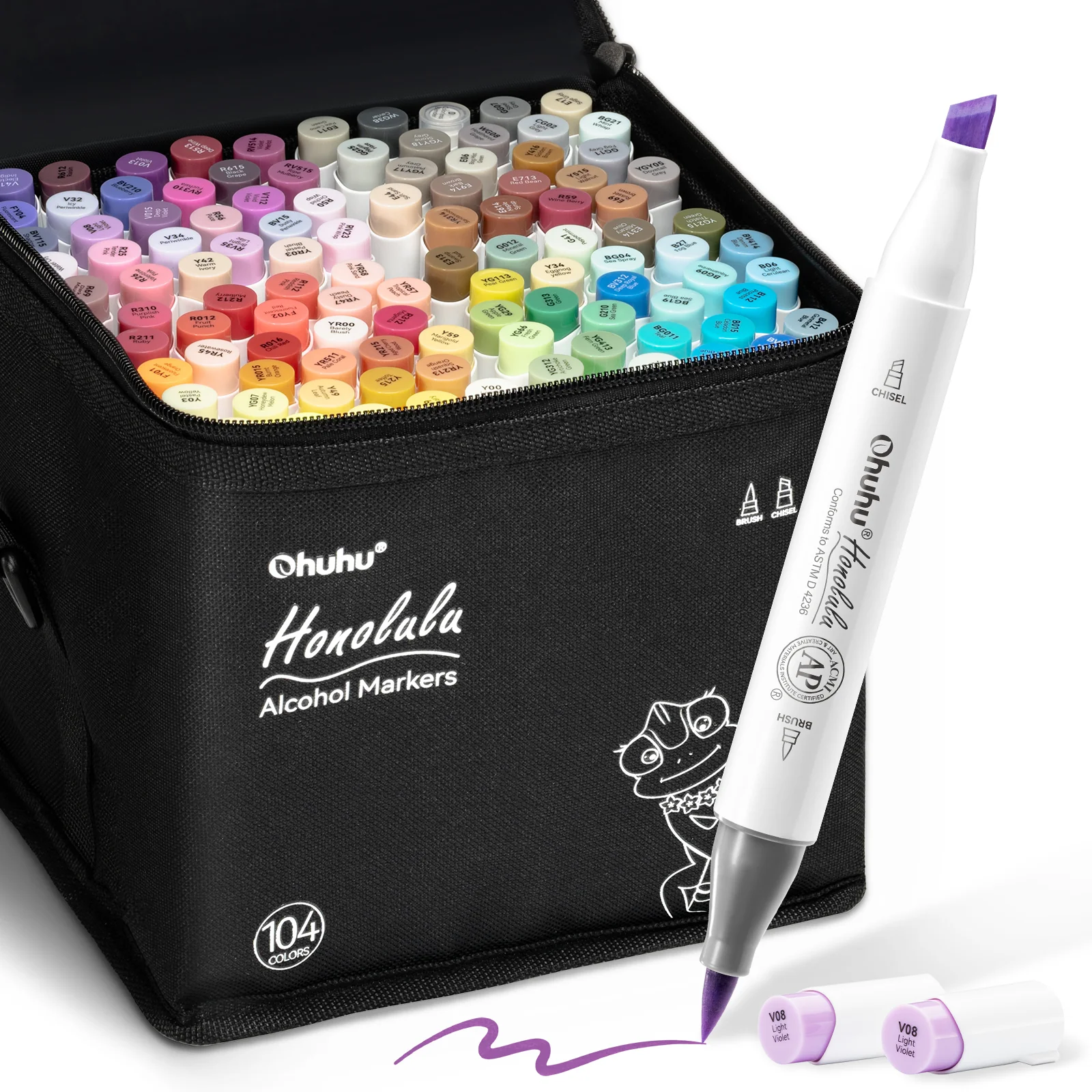 Ohuhu Honolulu Brush Markers - Large Set - Image 75
