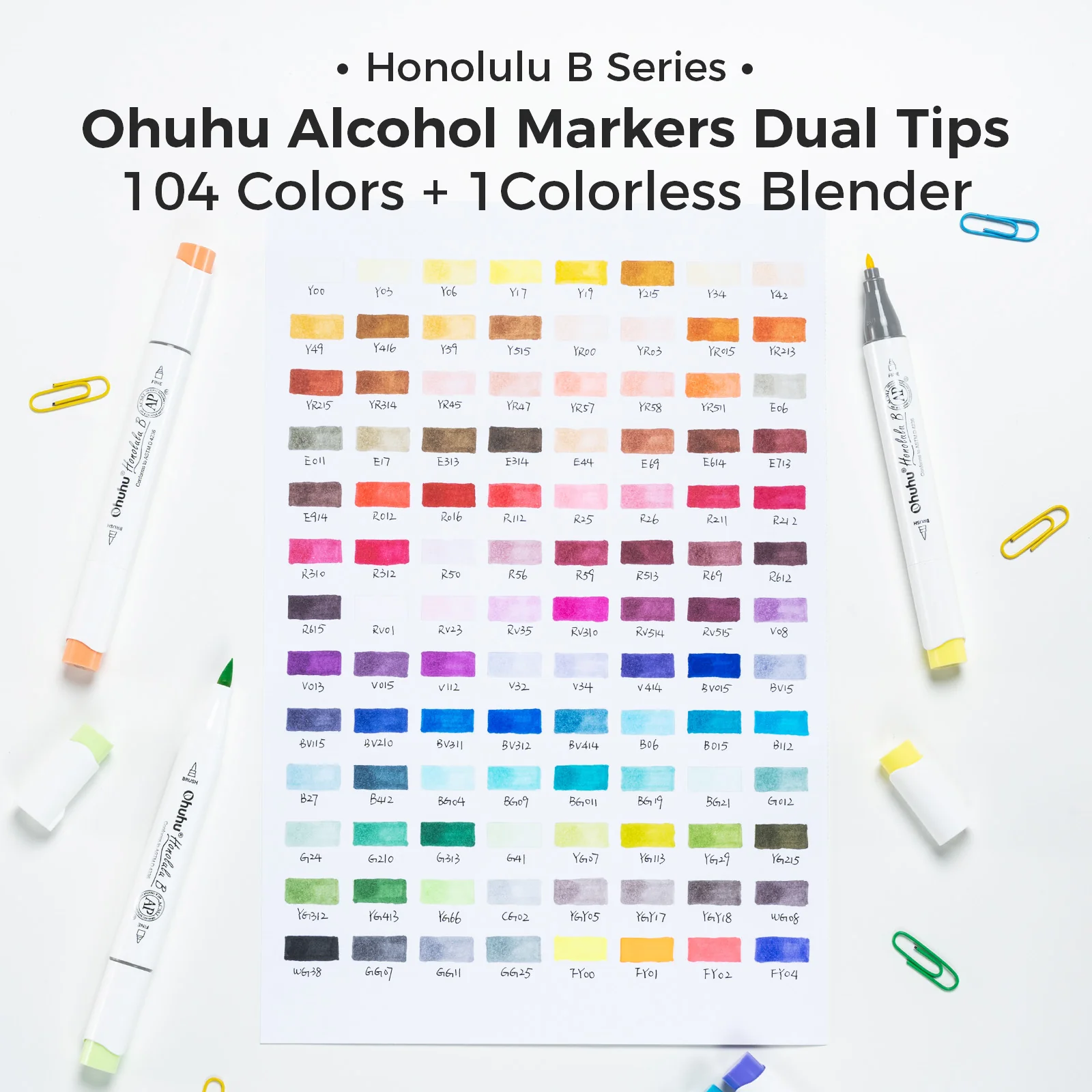 Ohuhu Honolulu Brush Markers - Large Set - Image 73