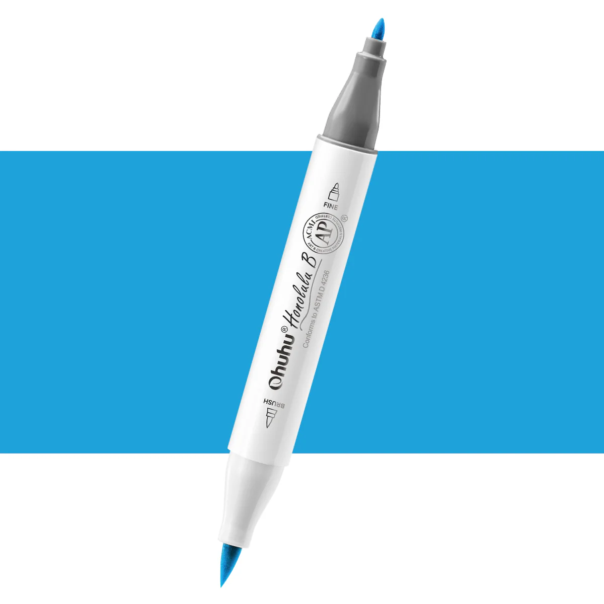 Ohuhu Honolulu B B111 (Replace PB8) Individual Marker, Brush & Fine