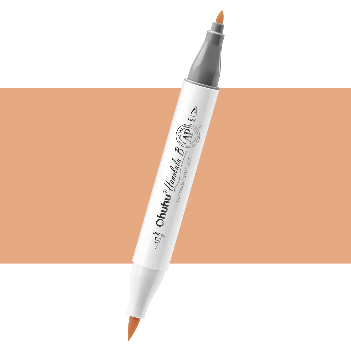 Ohuhu Honolulu B YR38 (Replace YR107) Individual Marker, Brush & Fine