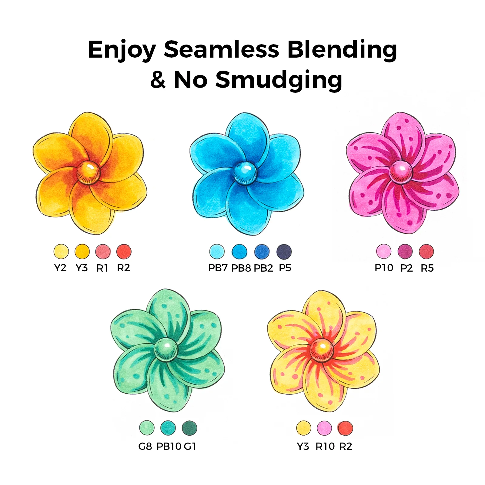 Ohuhu Honolulu Brush Markers - Small Set - Image 13