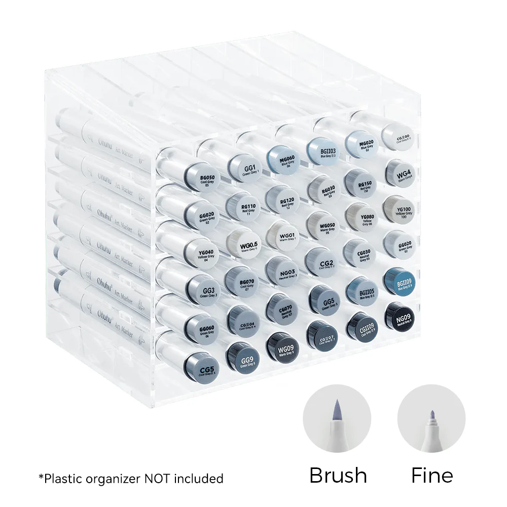 Ohuhu Honolulu Brush Markers - Small Set - Image 61