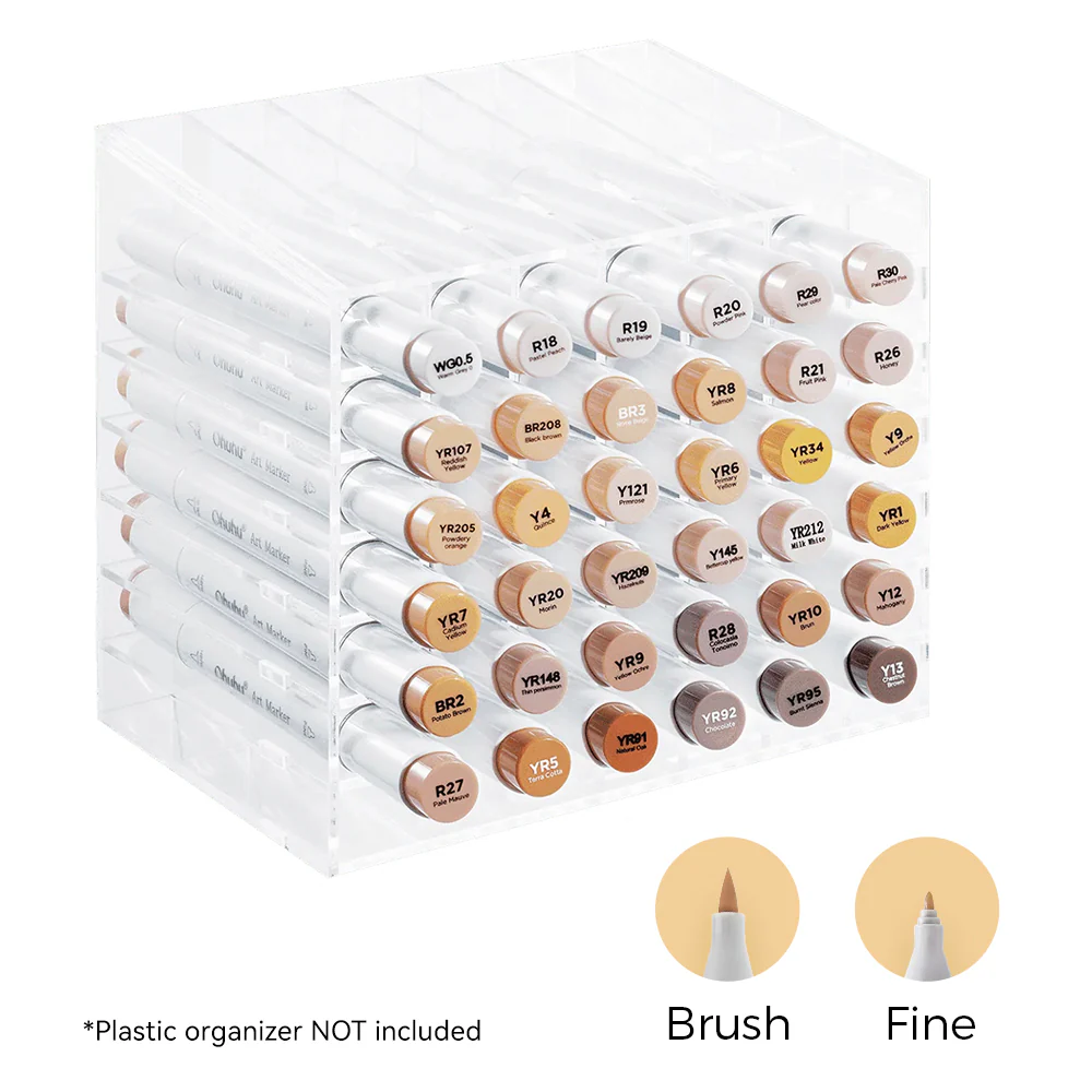 Ohuhu Honolulu Brush Markers - Small Set - Image 63
