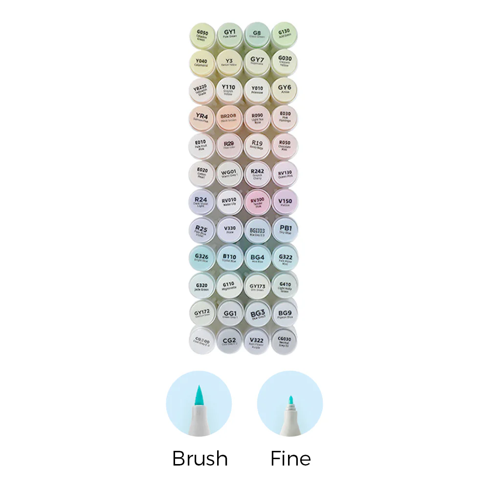 Ohuhu Honolulu Brush Markers - Small Set - Image 7
