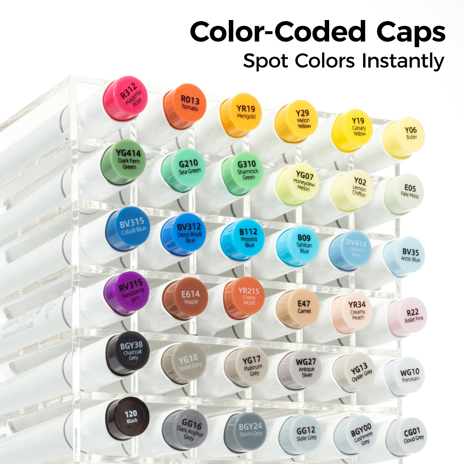 Ohuhu Honolulu Plus Series Supreme Rubber Brush Tip Markers - Image 16