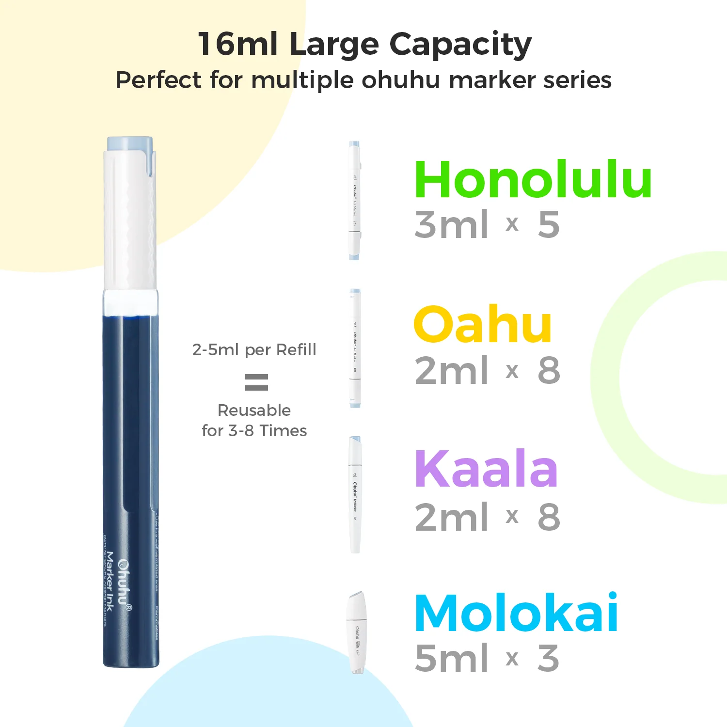 Ohuhu Marker Ink V414 / V320 Refill for Alcohol marker - Image 2