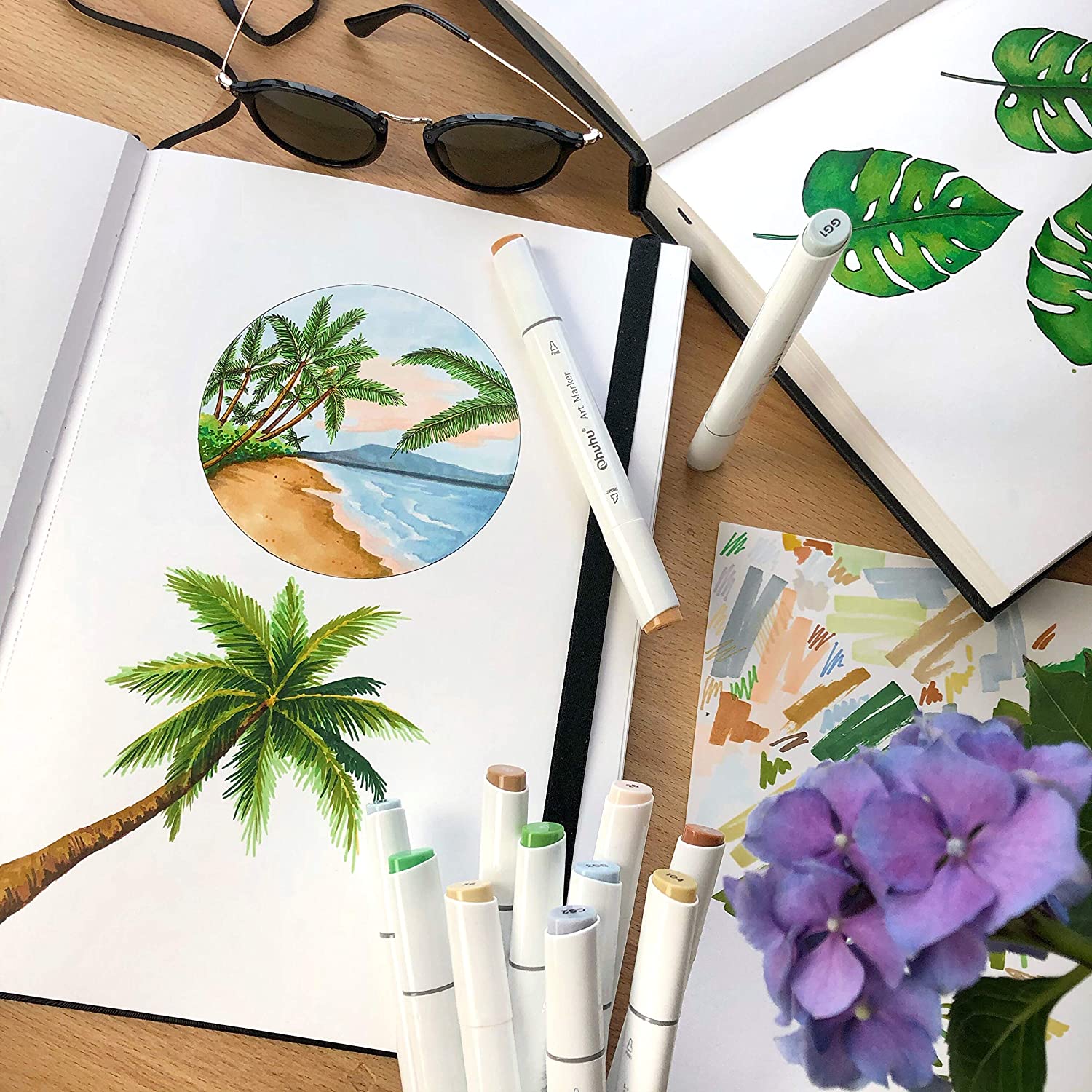 Ohuhu Marker Pads Art Sketchbooks for Markers - Image 6