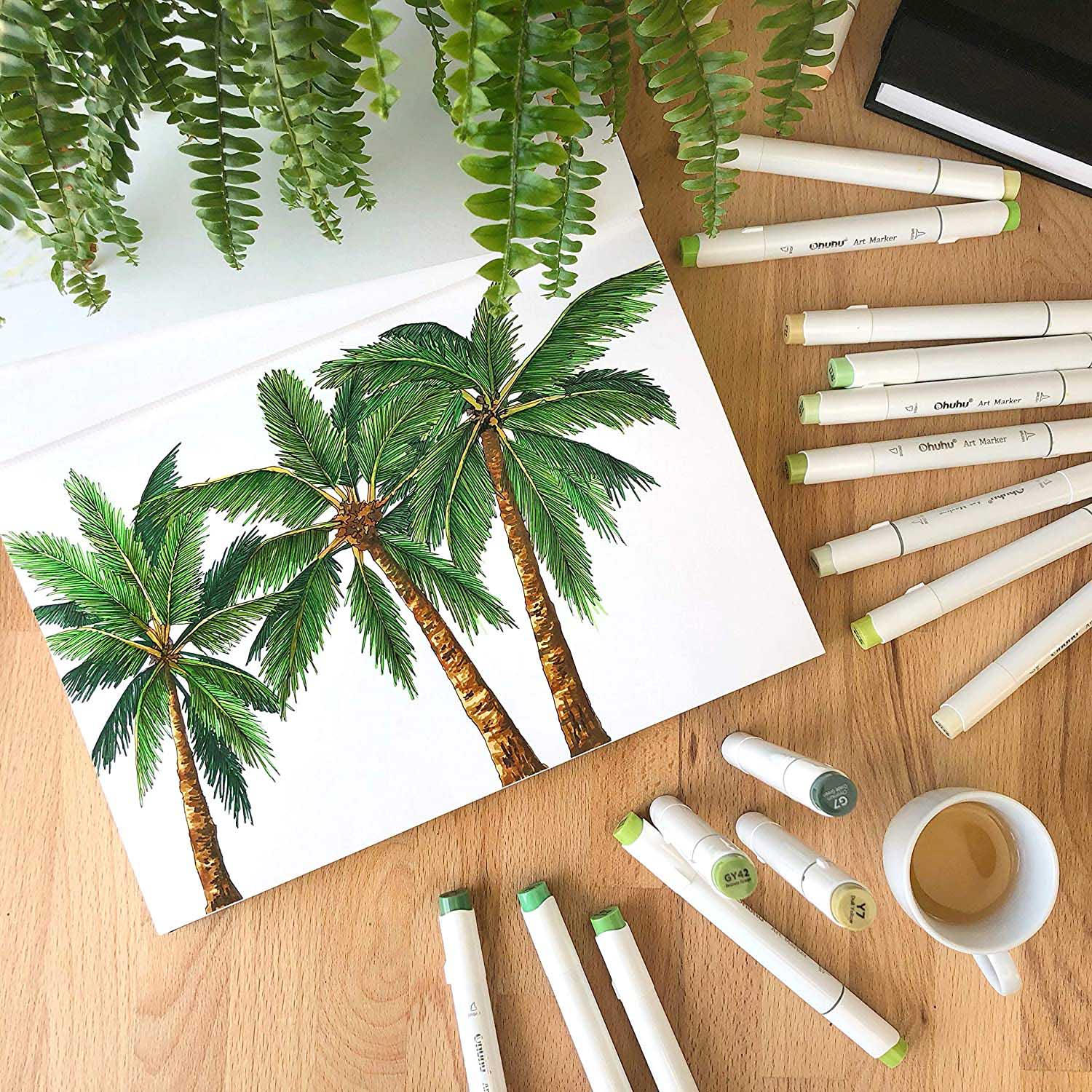 Ohuhu Marker Pads Art Sketchbooks for Markers (Europe Only) - Image 6