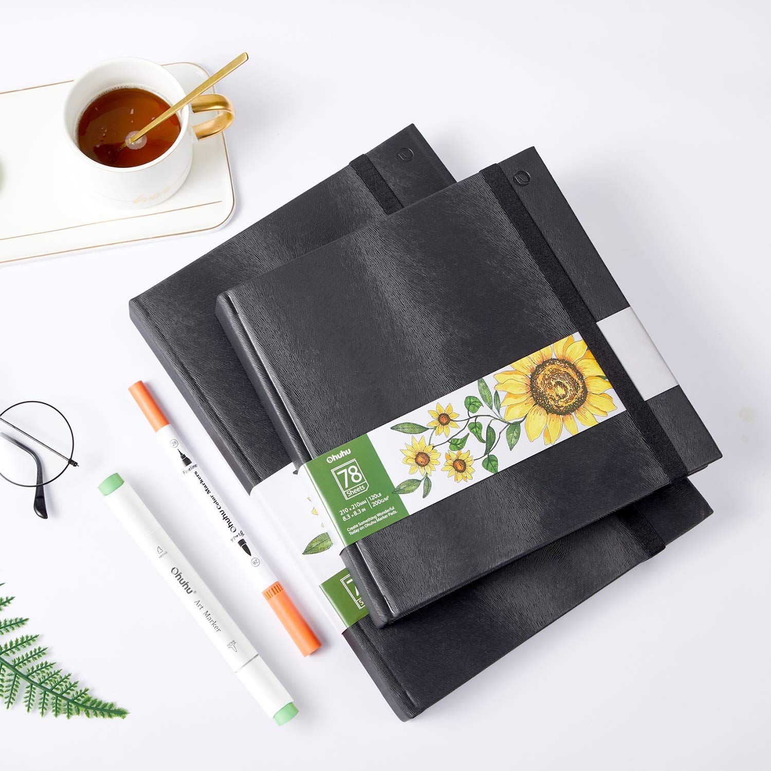 Ohuhu Marker Pads Art Sketchbooks for Markers, 2 Pack - Image 6