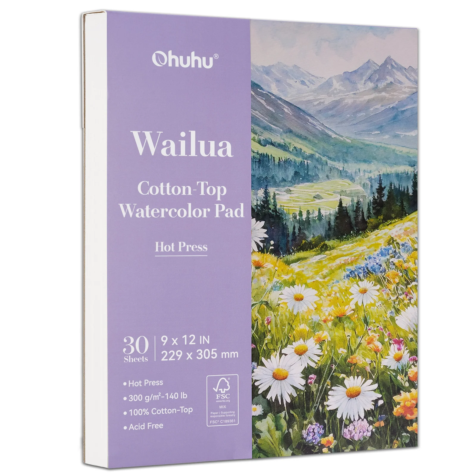 Ohuhu Wailua Cotton-Top Watercolor Pad - Image 15