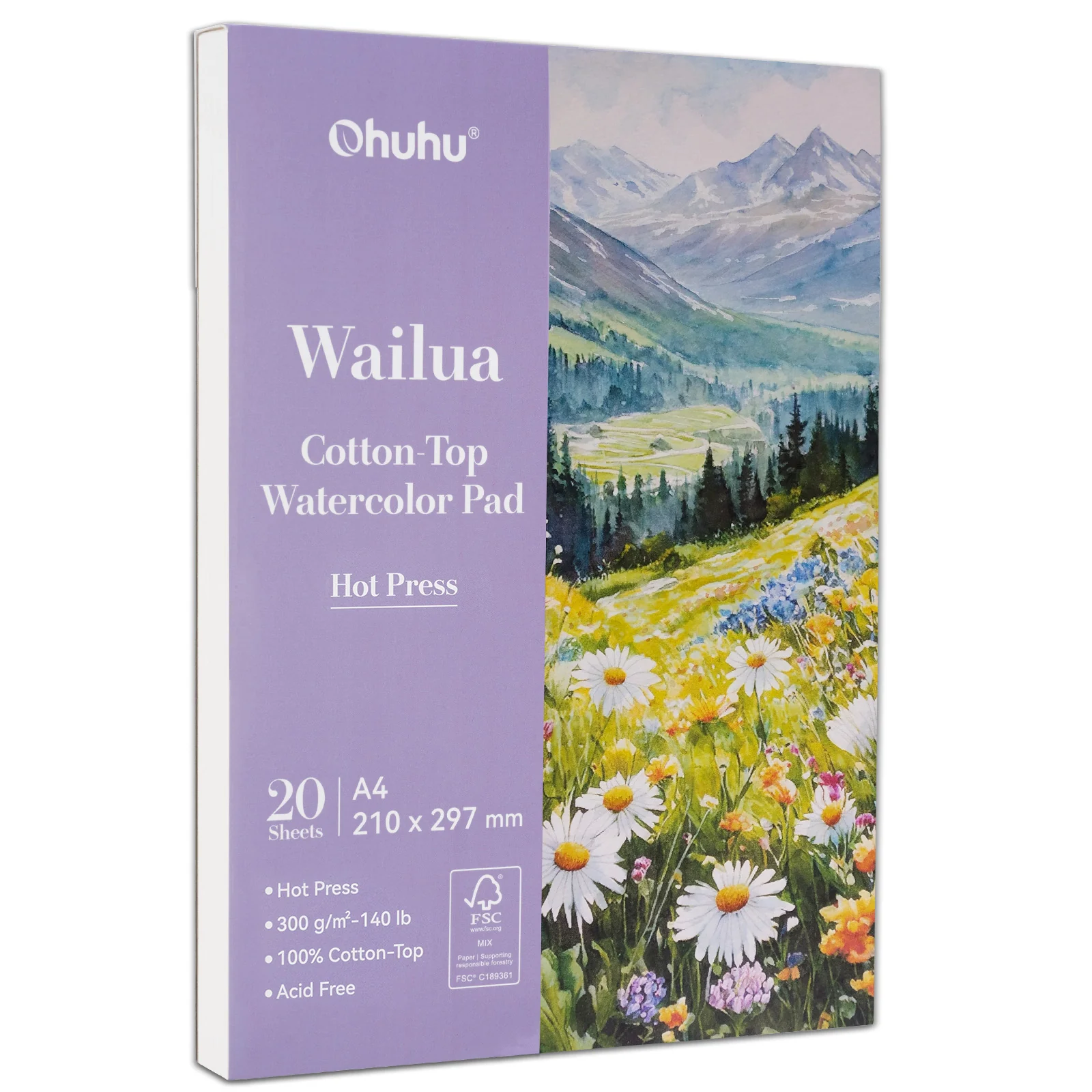 Ohuhu Wailua Cotton-Top Watercolor Pad - Image 17