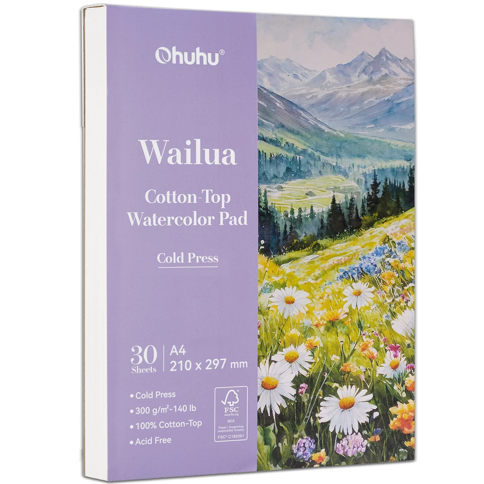 Ohuhu Wailua Cotton-Top Watercolor Pad - Image 7